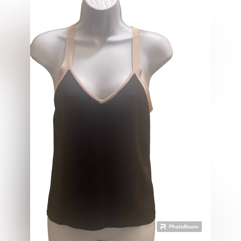 Apostrophe‎ Women’s Black and Cream Tank